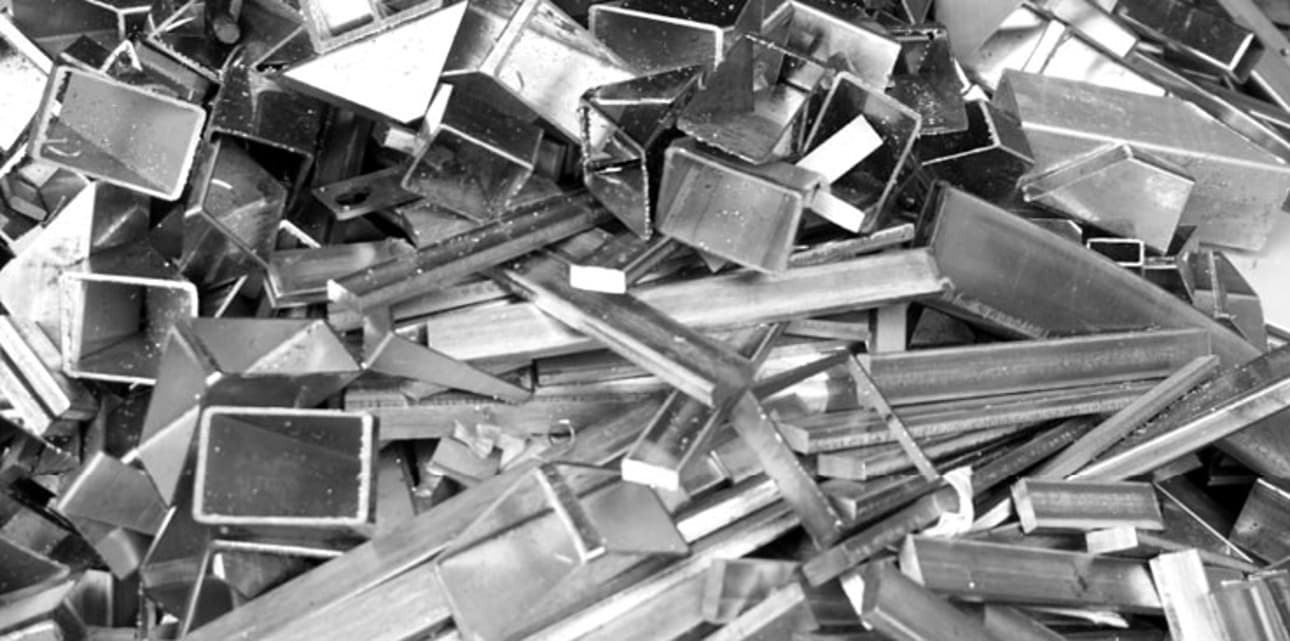 Bilde av aluminium.