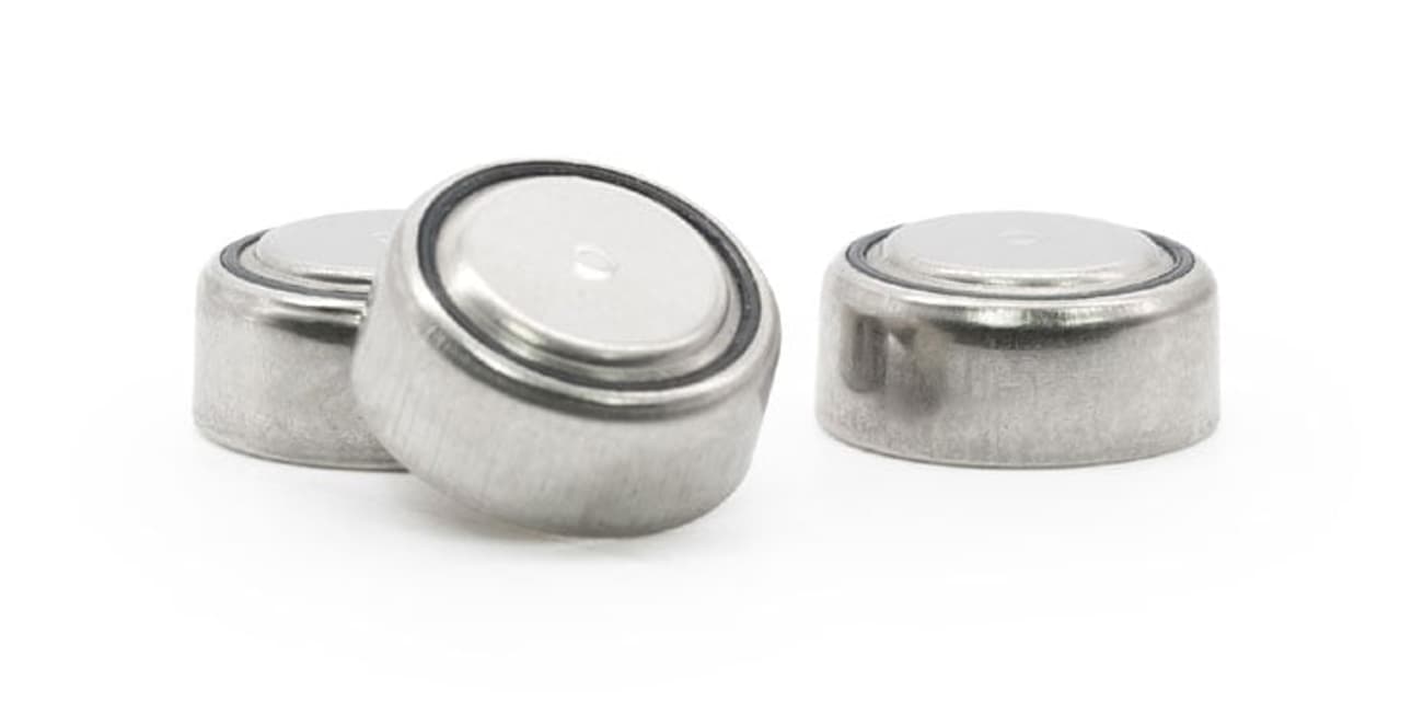Bilde av kvikksølvholdige batterier.