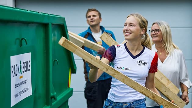 Containerutleie for borettslag og sameie - container til fastpris