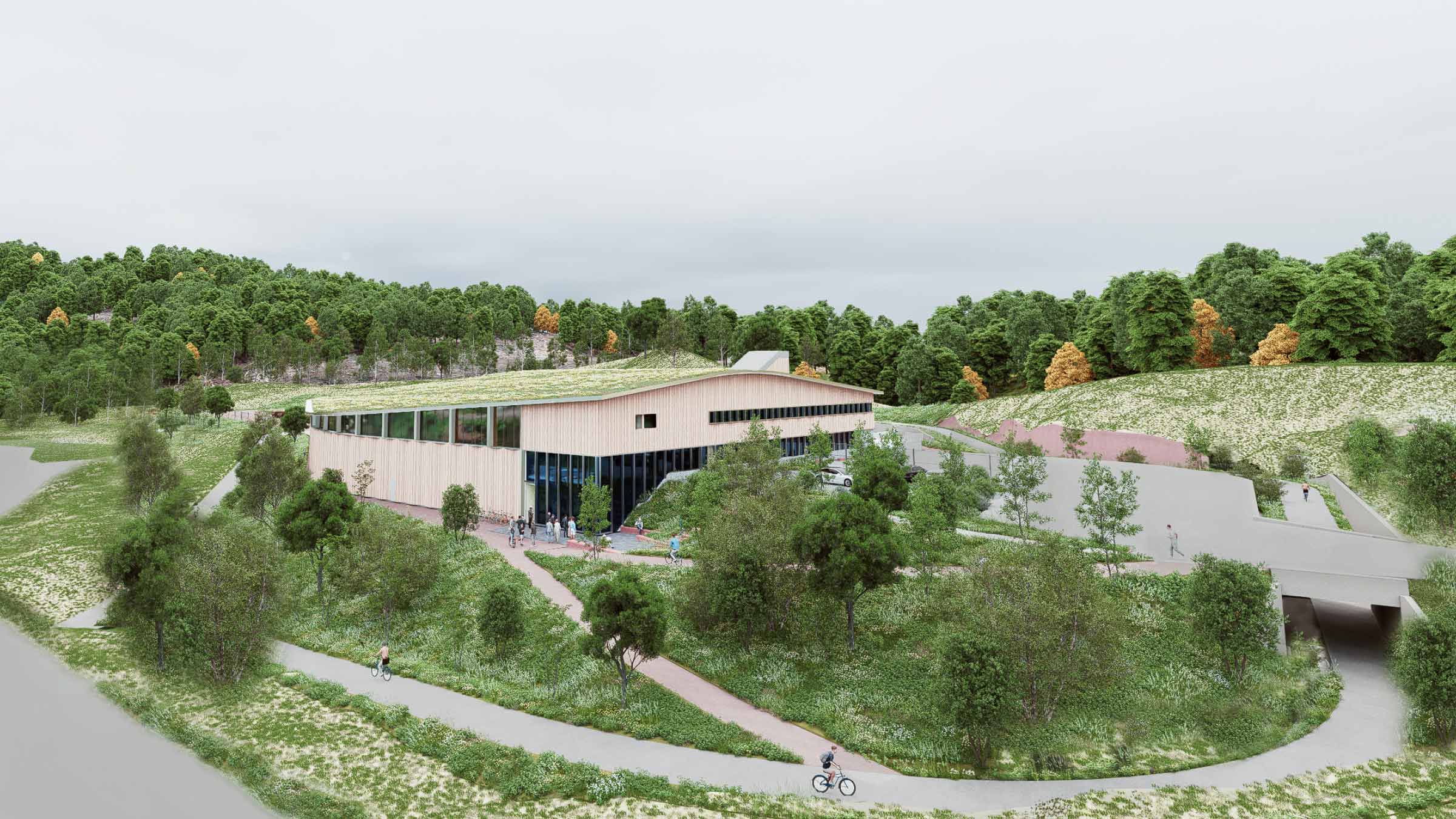 Betonmast bygger nullutslippsanlegg for Ragn-Sells i Drammen