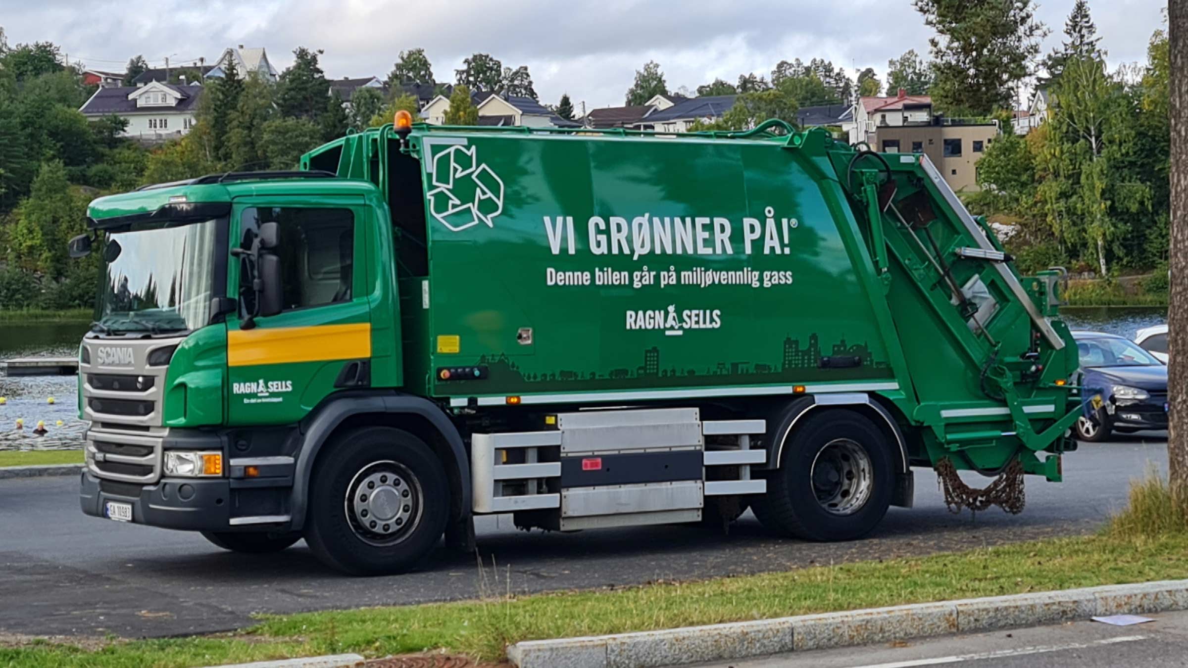 Biogassmål nådd - alle våre komprimatorbiler i Stor-Oslo går nå på biogass.