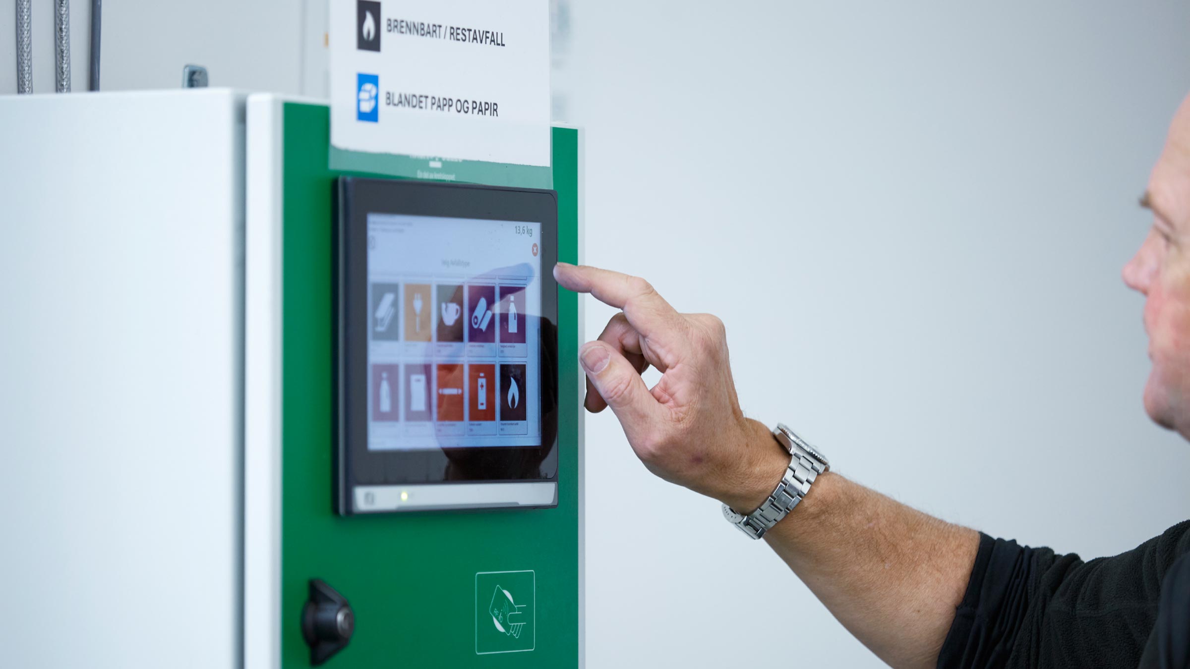 Økern Portal og Malling var blant de første som tok i bruk City Services. Brukervennlige infoskjermer gir detaljert innsikt helt ned på fraksjonsnivå. (Foto: Susanne Finnes / Spirit)