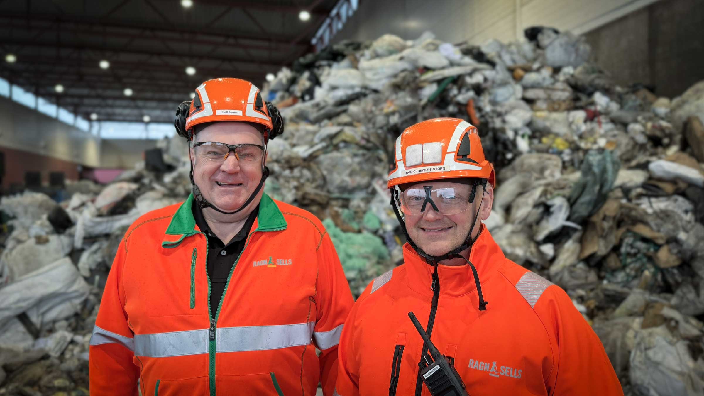 Med folk som Kjell og Thor Christian i spissen, står Ragn-Sells på Furnes godt rustet for fremtiden. (Foto: Ragn-Sells)