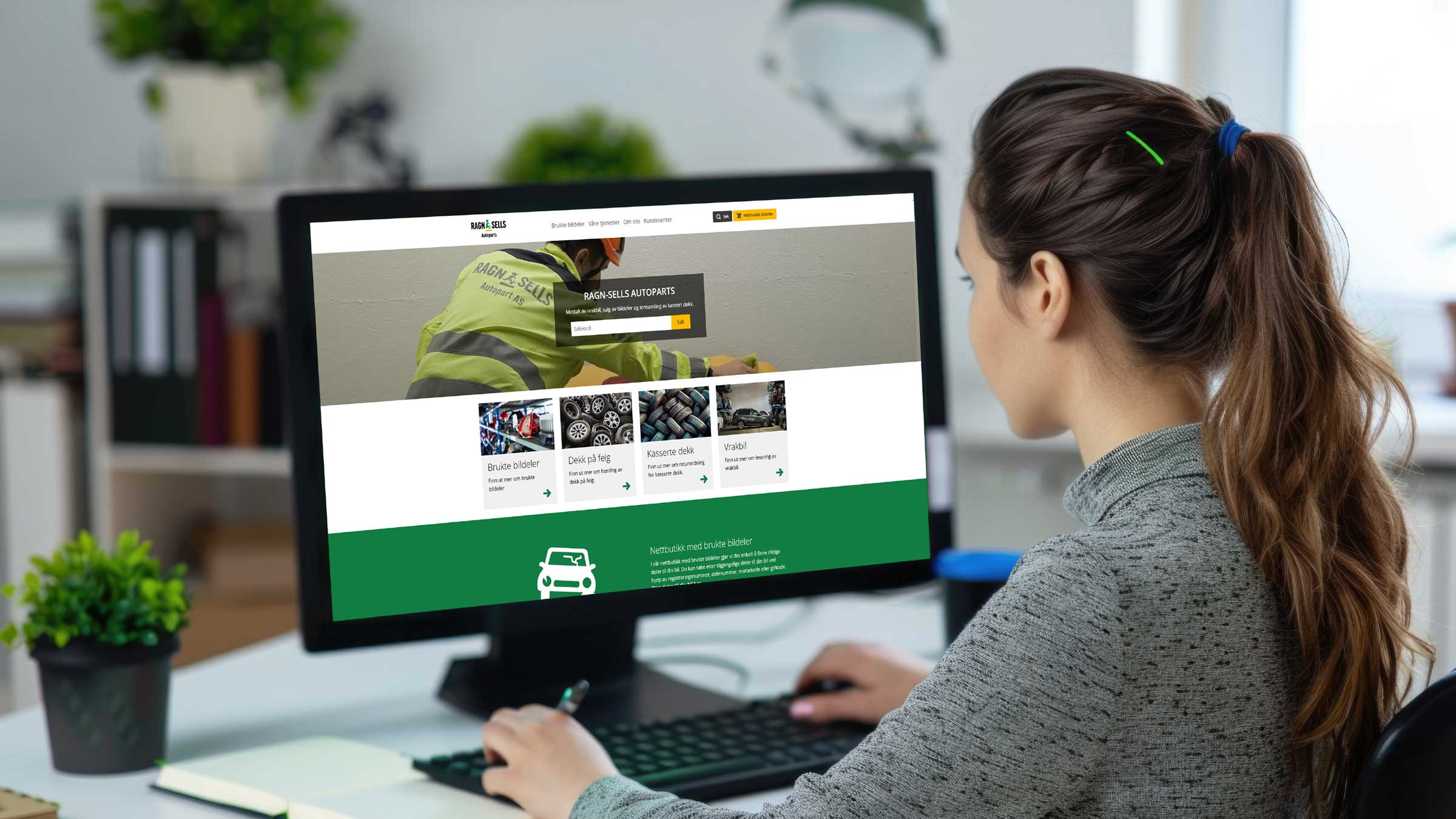 Vårt datterselskap Ragn-Sells Autoparts har i dag lansert sin nye nettside, som samler alle forretningsområdene på en felles plattform. (Foto: Adobe Stock)