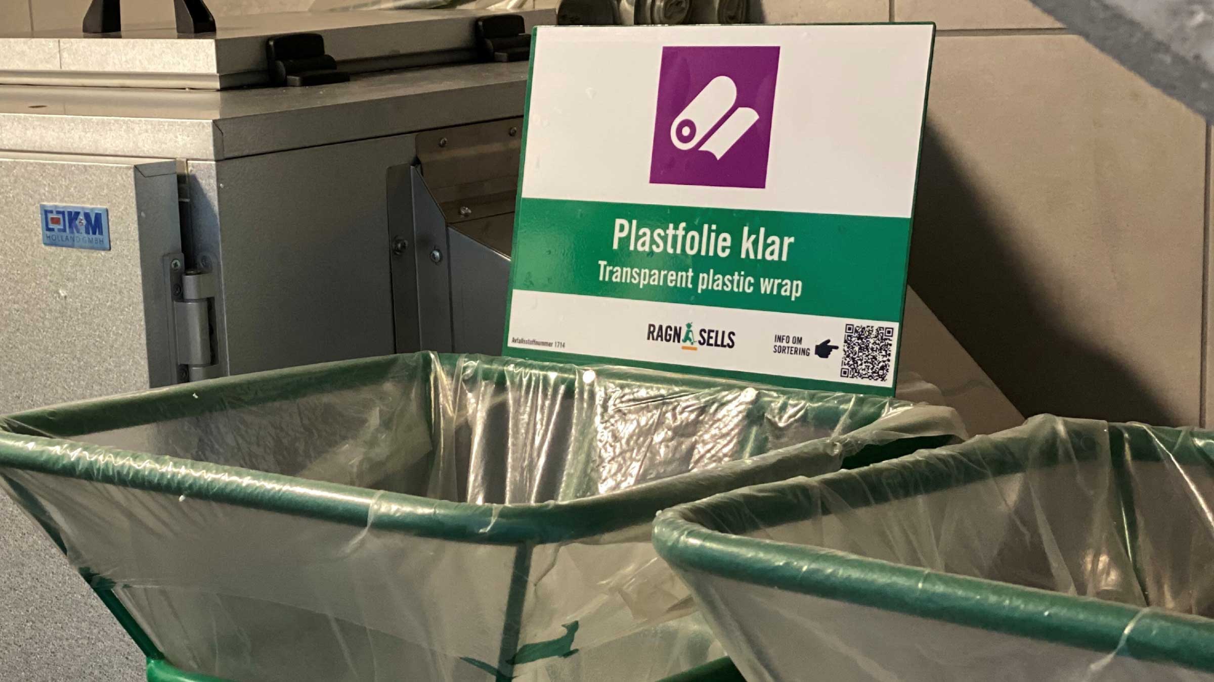 God sortering der plasten oppstår, gir bedre mulighet for materialgjenvinning.