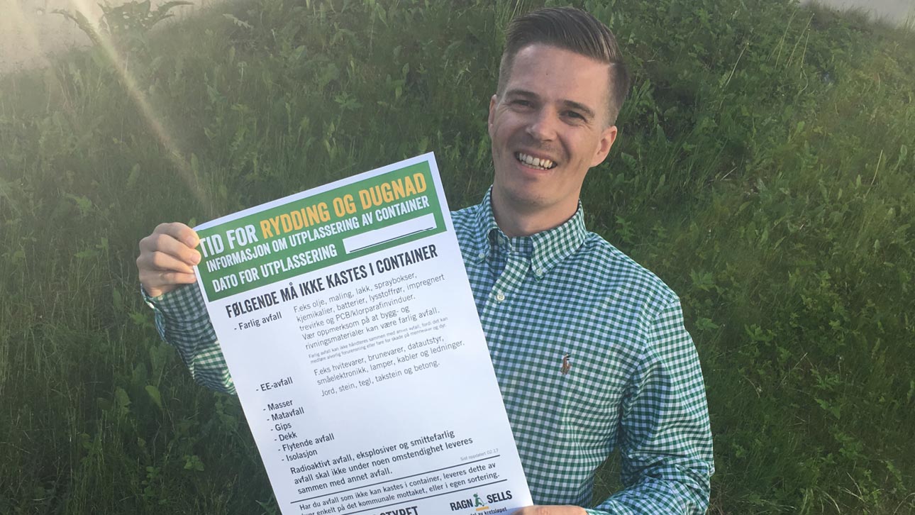 Her kan du laste ned et nyttig sorteringsplakat skreddersydd for boligselskaper og andre som skal arrangere dugnad.