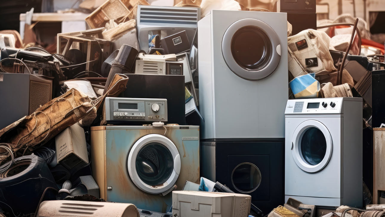 Kildesortering - mer informasjon om EE-avfall.