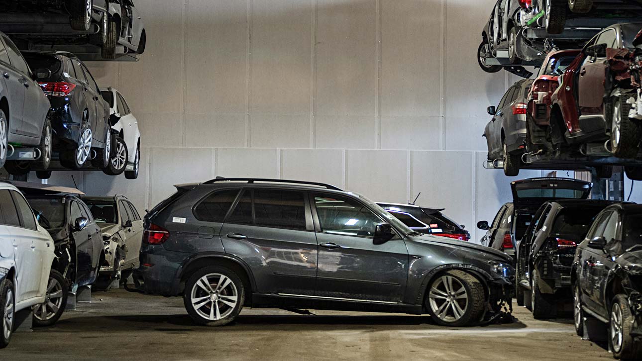 Ragn-Sells Autoparts - levering av vrakbil