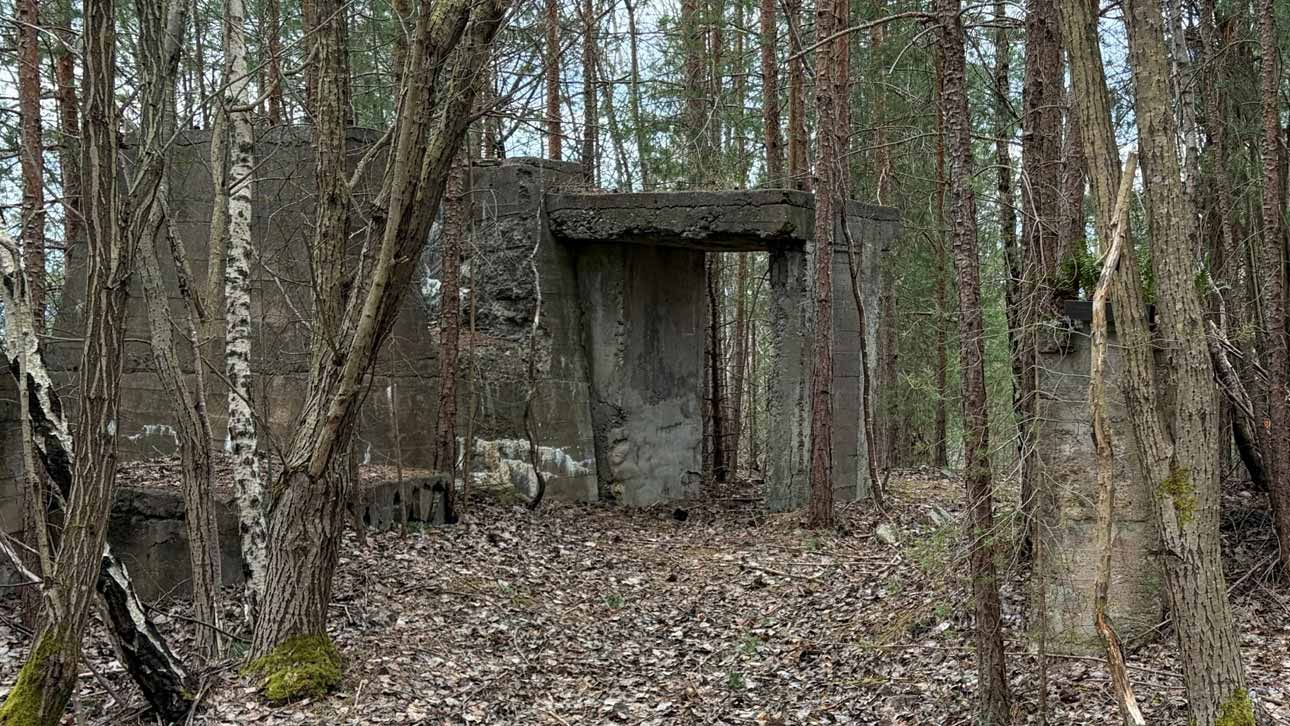 Nordstrand Steinbrudd - tipp punkt tidligere transportbånd. (Foto: Ragn-Sells)