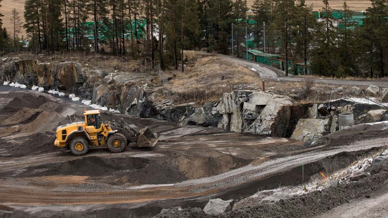 Sirkulære løsninger - overskuddsmasser er godt egnet for gjenbruk i ulike anleggsprosjekter.