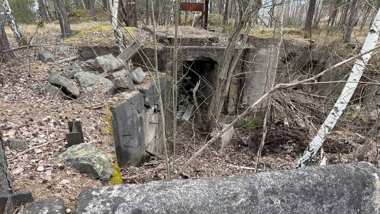 Nordstrand Steinbrudd - utskipningstrase i nedre del av industriomr&aring;det. (Foto: Ragn-Sells)